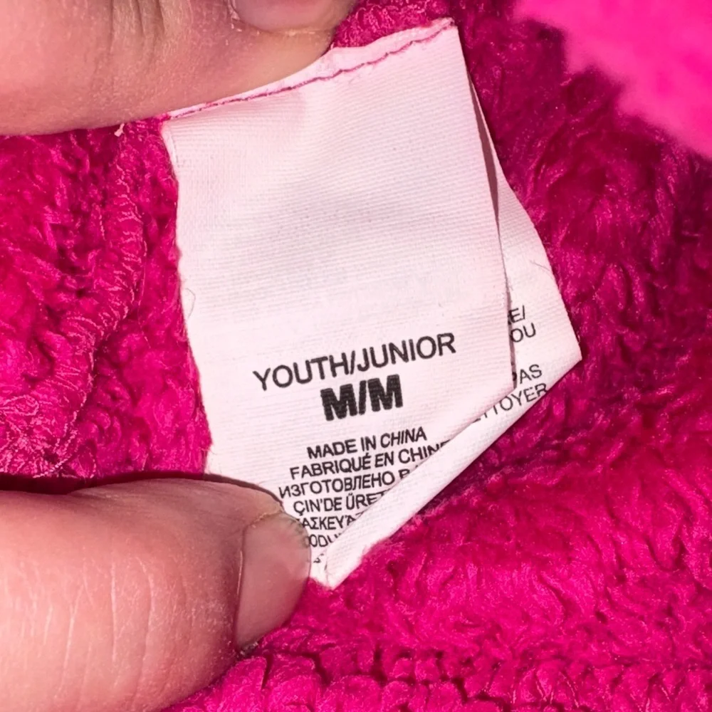 The North Face Kids Magenta Fleece and Scarf Set